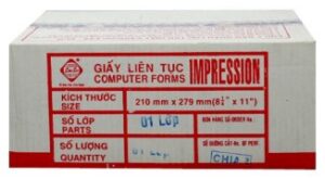 Giấy liên tục 5,6 liên - 210x279mm