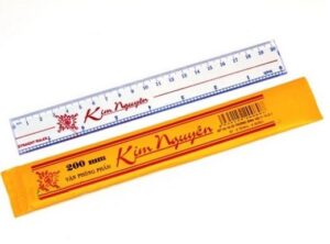 Thước kẻ nhựa Kim Nguyên 30cm