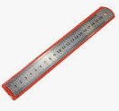 Thước kẻ sắt 15cm